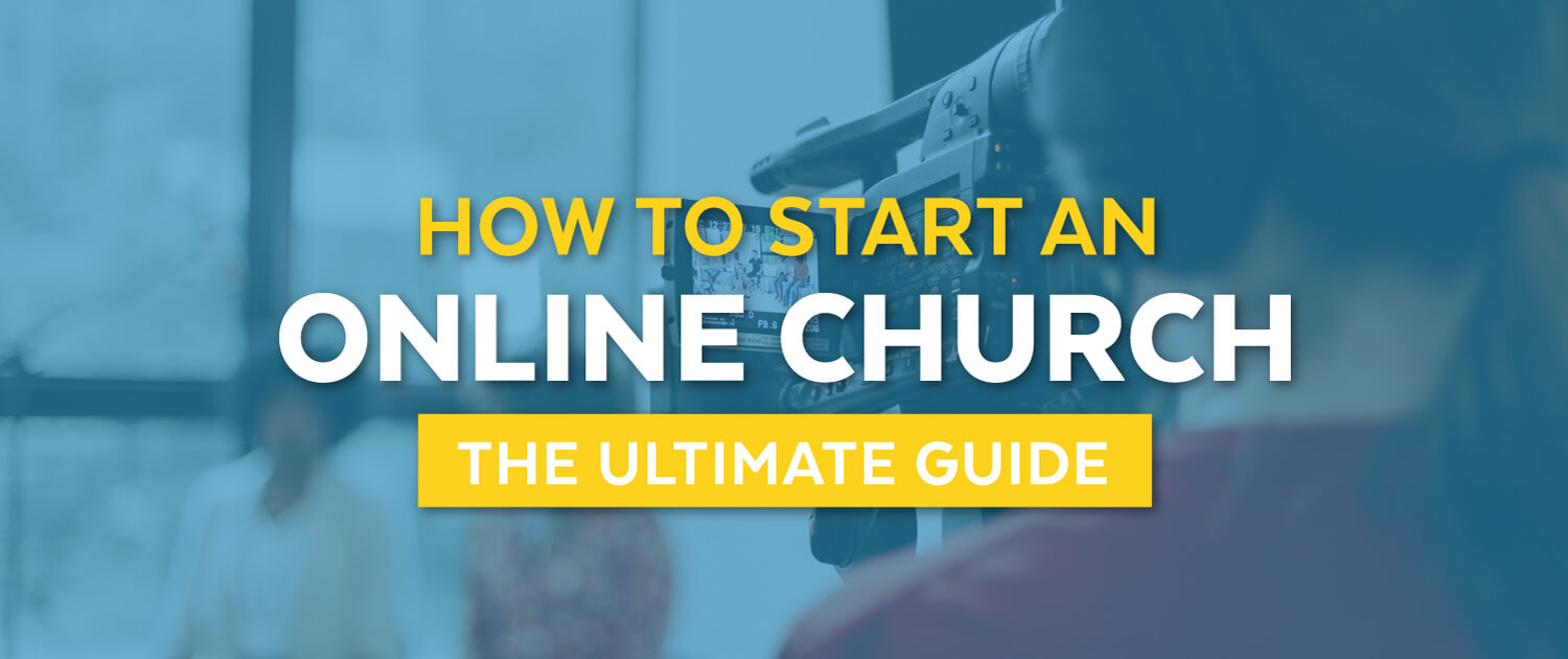how to start an online church image