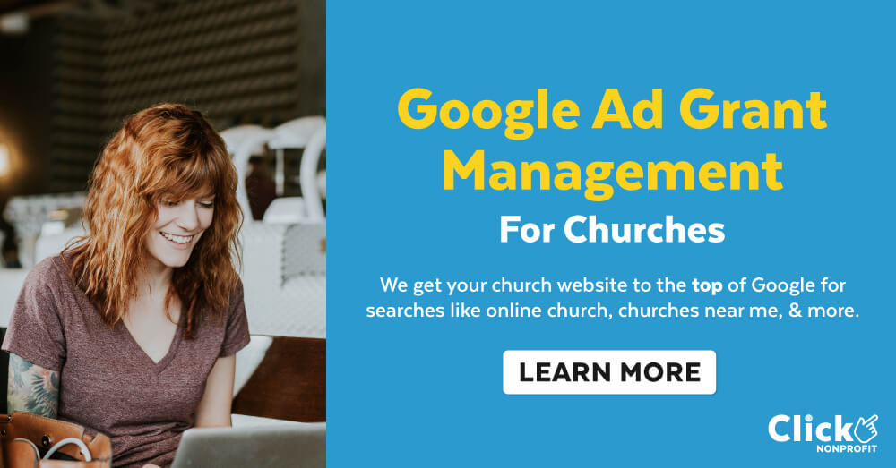 google ad grant management for churches