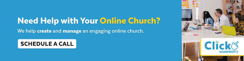 online church creation and management services