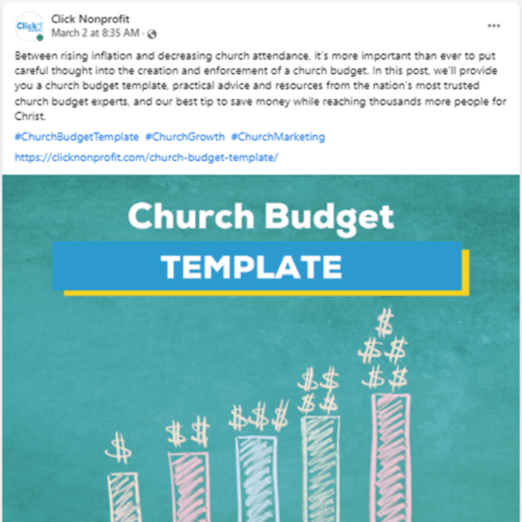 Between rising inflation and decreasing church attendance, it's more important than ever to put careful thought into the creation and enforcement of a church budget. In this post, we'll provide you a church budget template, practical advice and resources from the nation's most trusted church budget experts, and our best tip to save money while reaching thousands more people for Christ. 